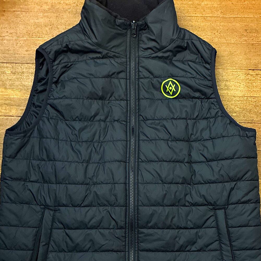 Men's Atlas Ocean Voyages Black Puffer Vest Medium